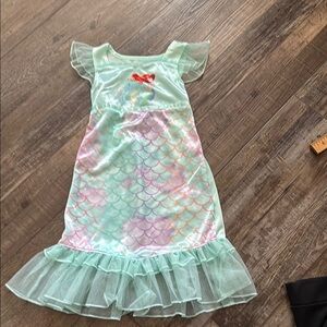 Disney Little Mermaid Nightgown Costume Pajama